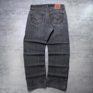 Vintage Grey Levi’s 501XX Grunge Straight Denim Jeans